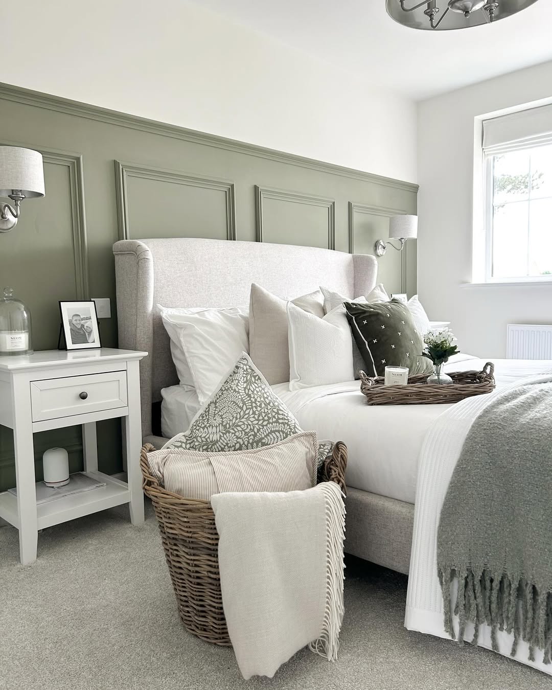 Sage Paneling Serenity
