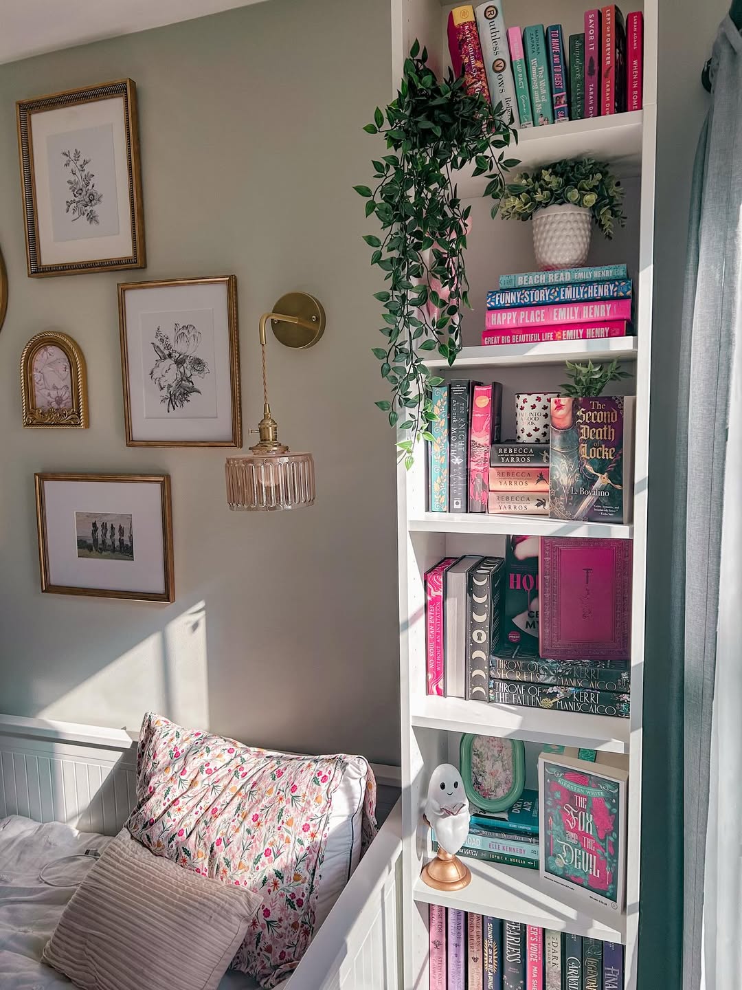 Romantic Shelf Styling