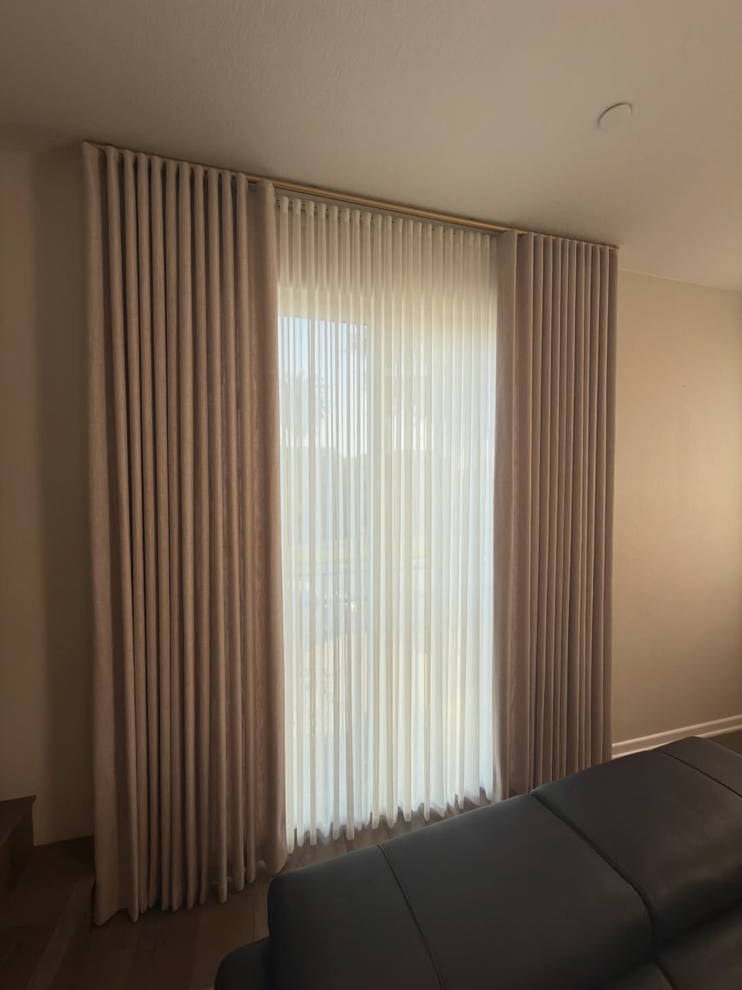 Sleek Modern Curtain Layers