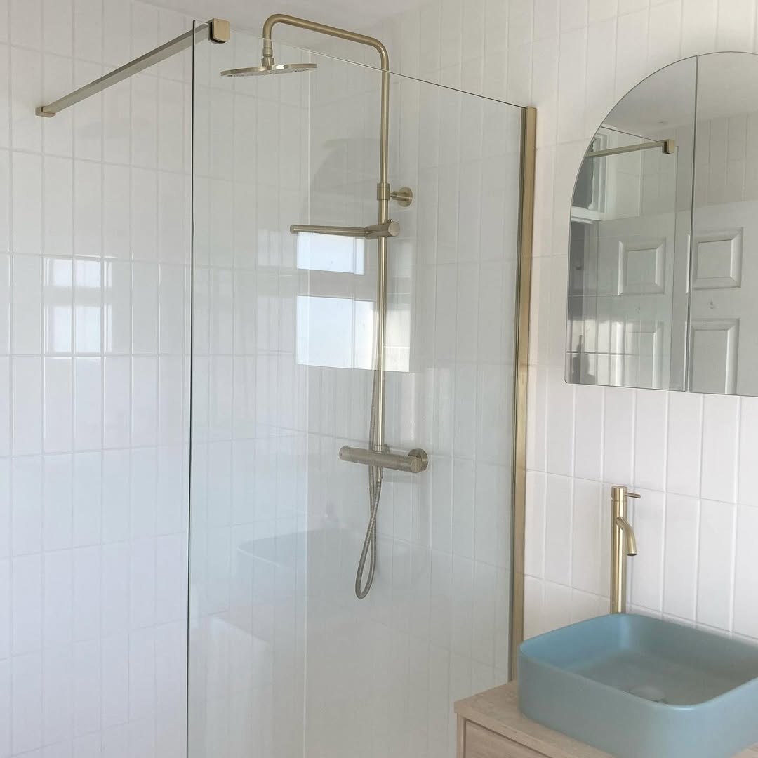 Slim Arched Wall Mirror