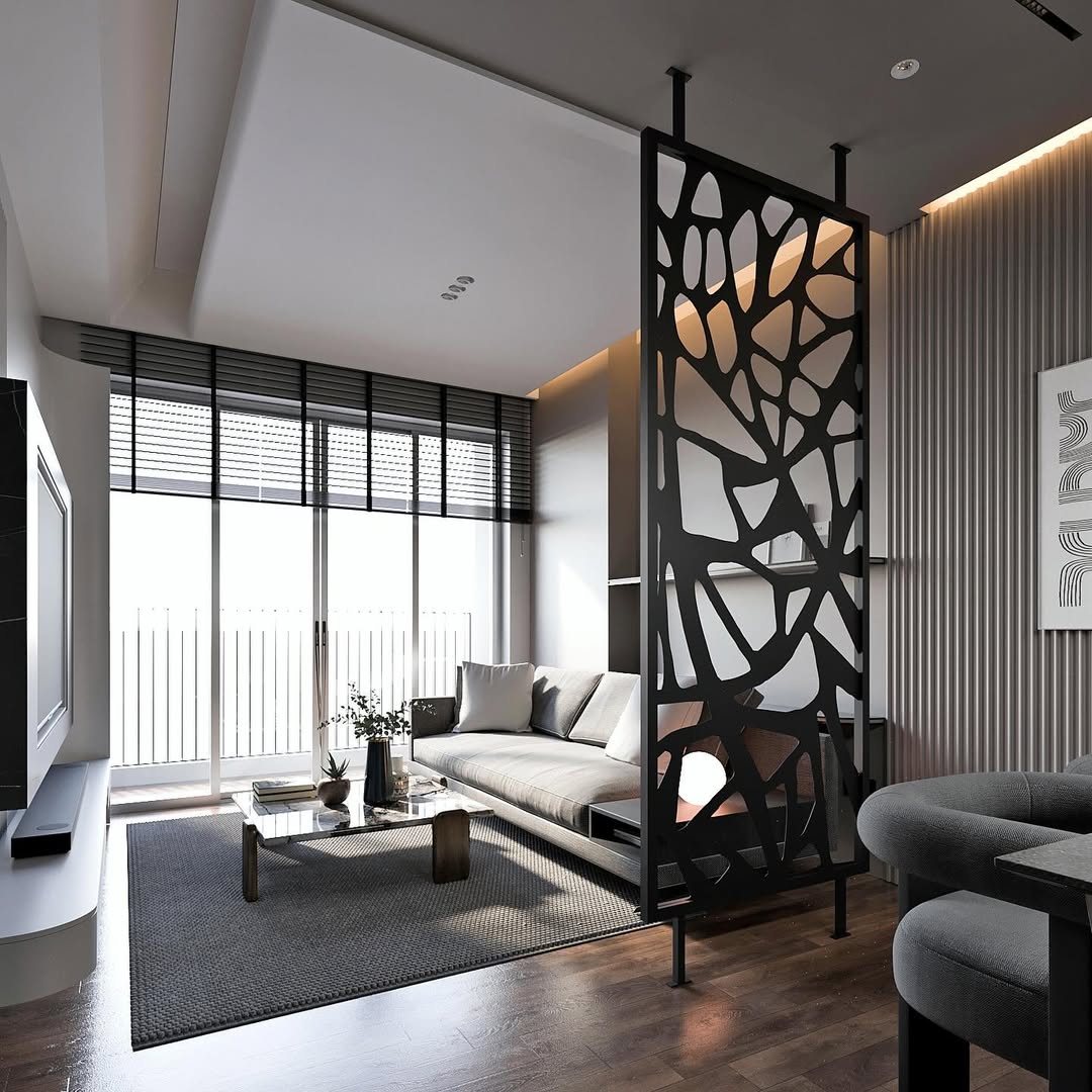 Hide a Sofa Back Without the Heaviness