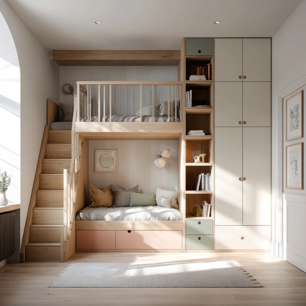 Soft Built-In Loft Wall