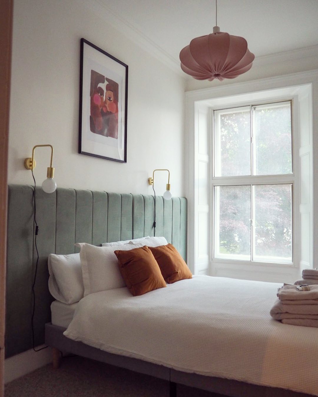 Soft Scandinavian Window Bedroom