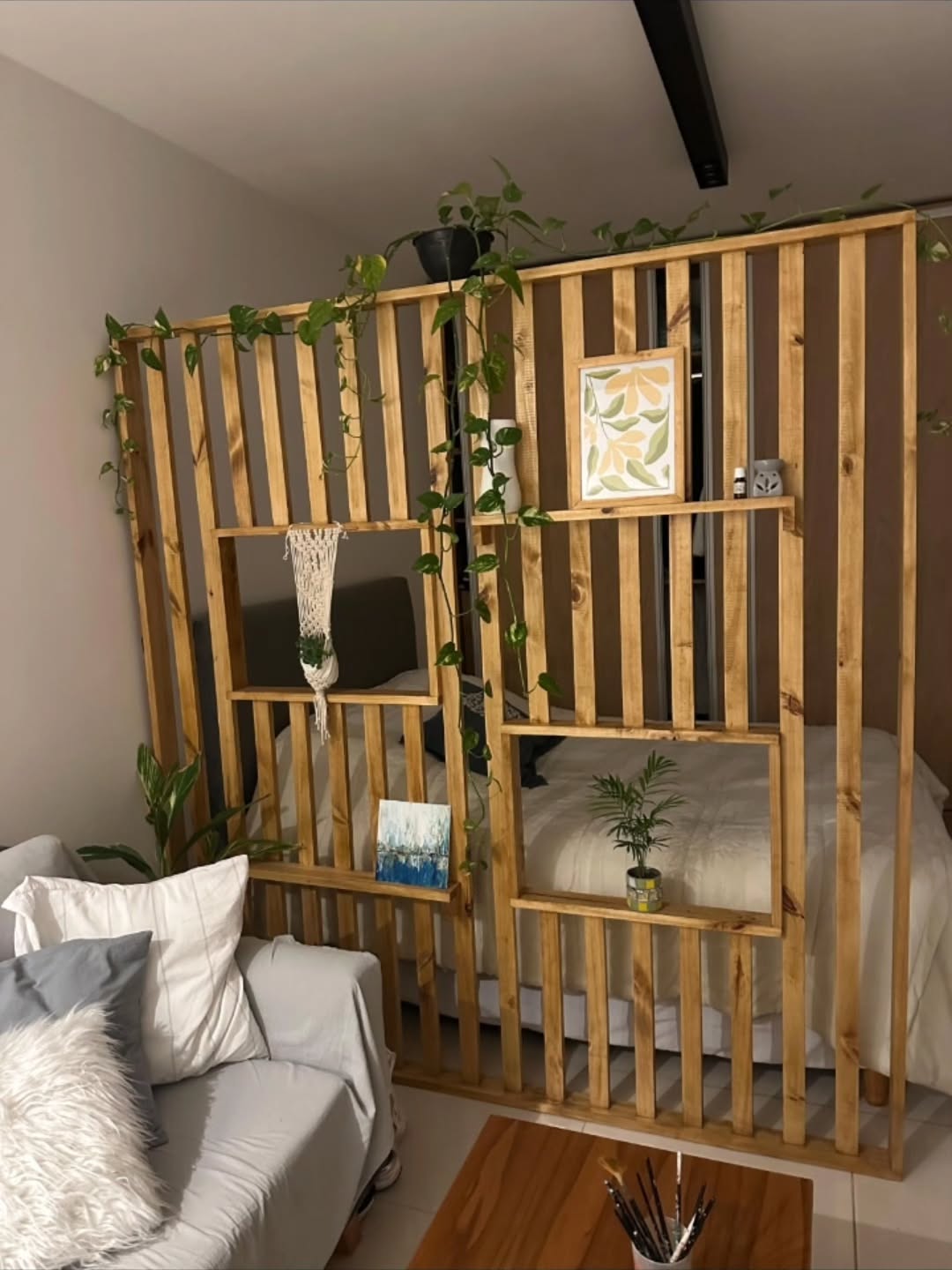 Separate the Bed From the Couch in a Studio