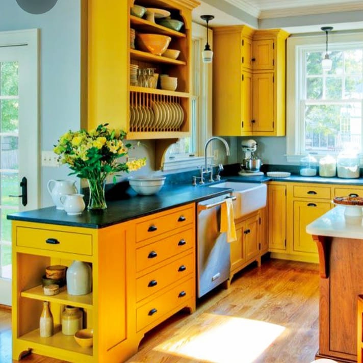 Farmhouse Sunshine Kitchen