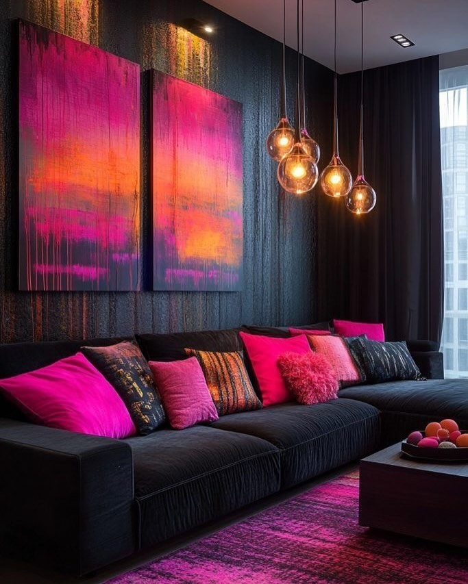 Sunset Noir Living