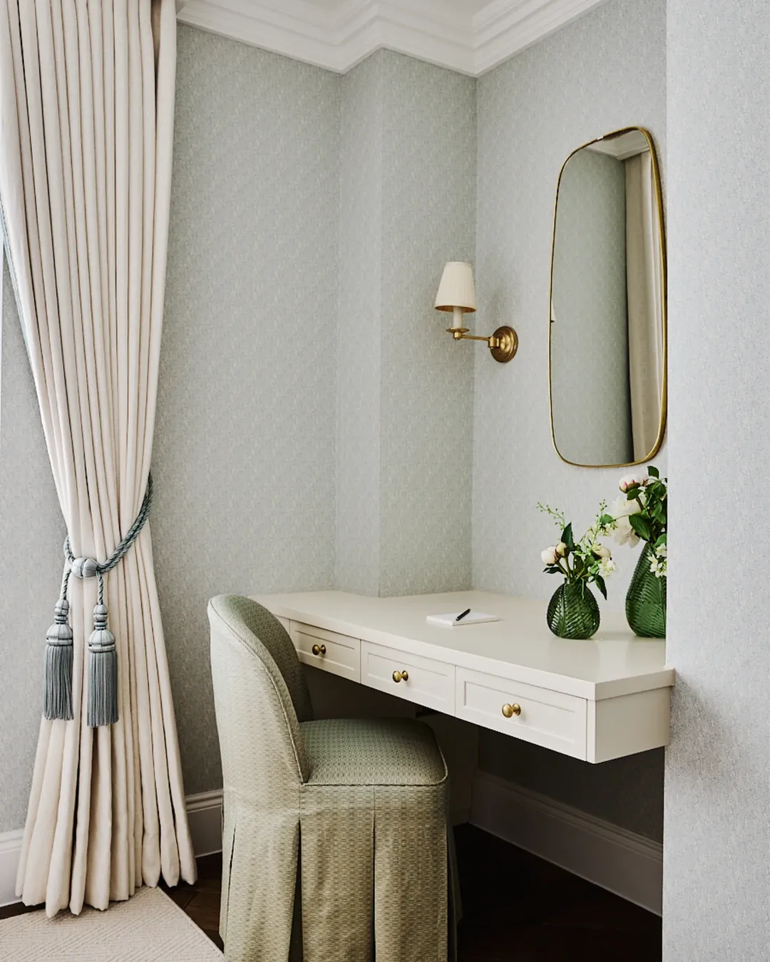 Tailored Desk-Style Vanity Chair