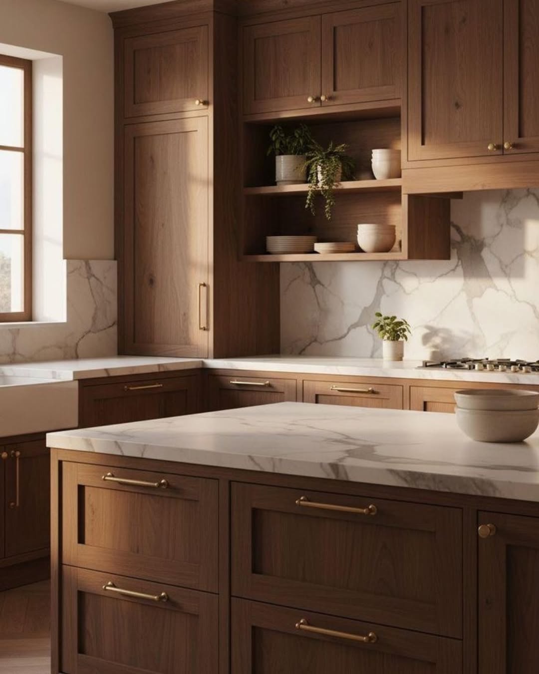 Timeless Walnut & White