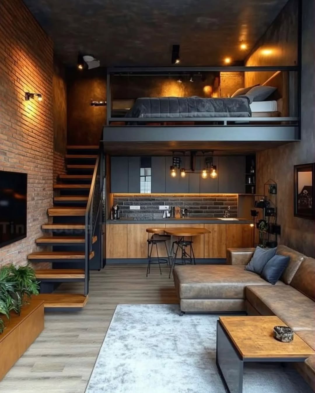 Industrial Tiny Loft