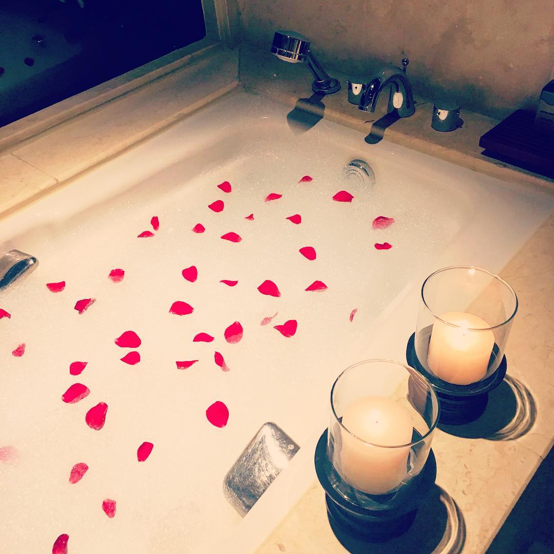 Rose Petal Hurricane Pair