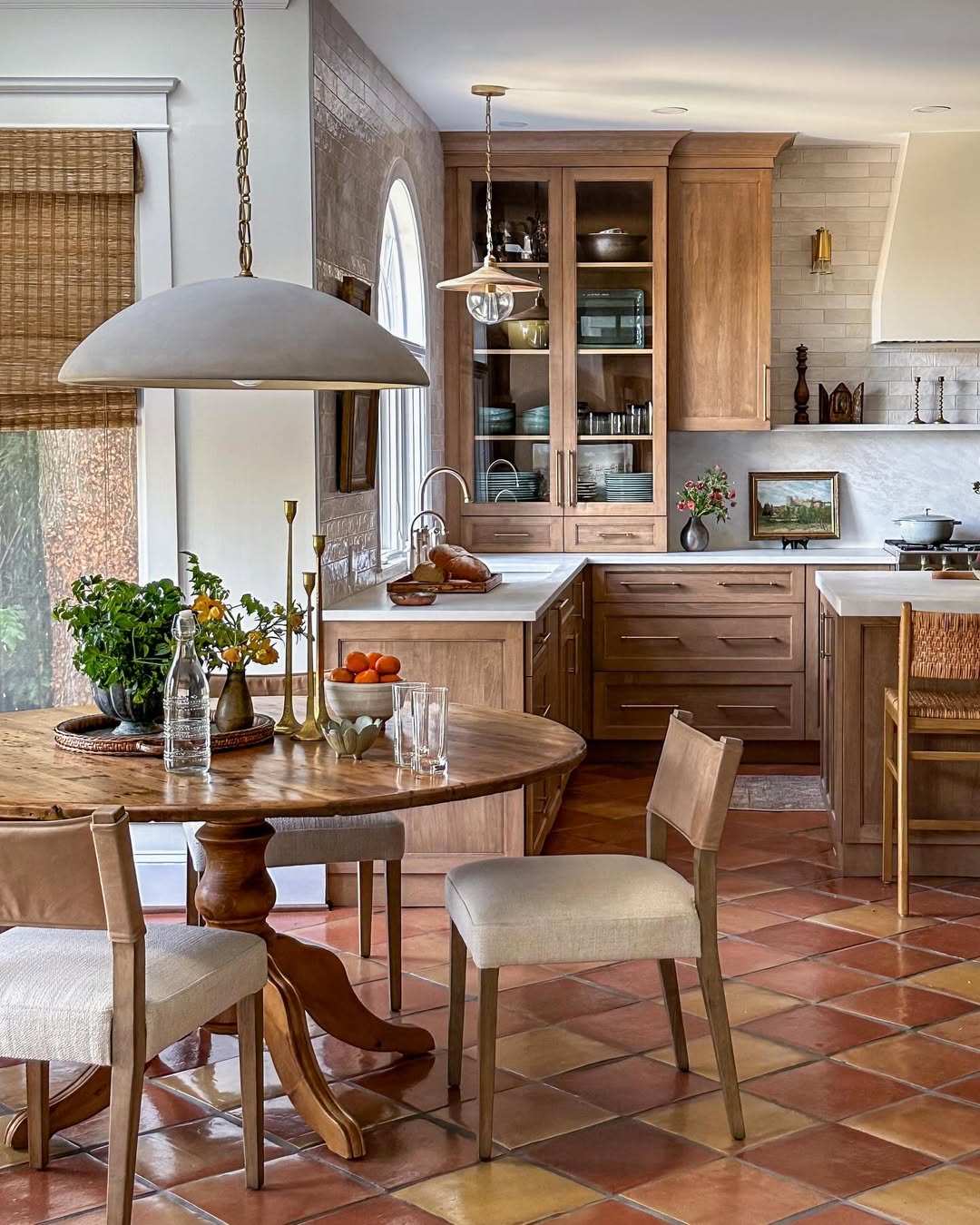 Warm Terracotta Kitchen Floor