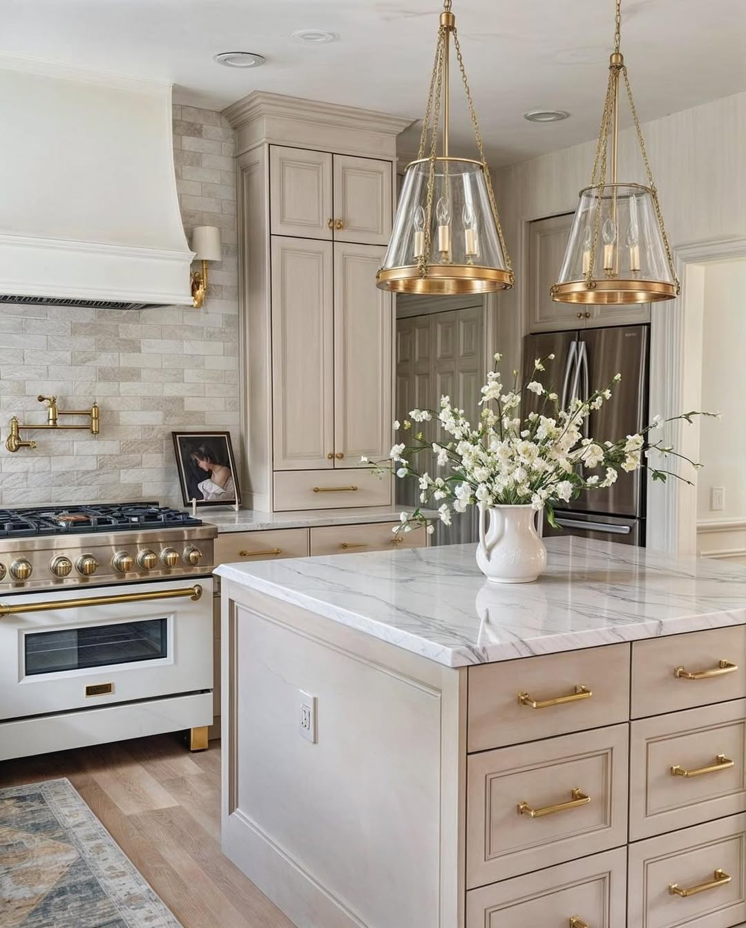 Warm Stone & Brass