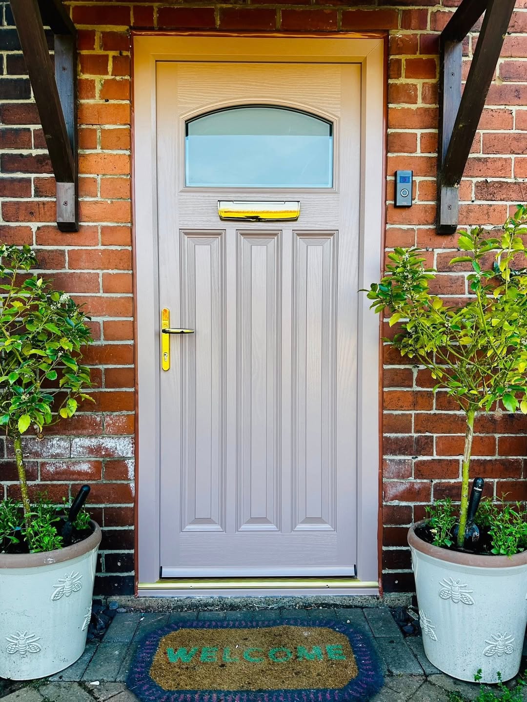 Warm Taupe Welcome