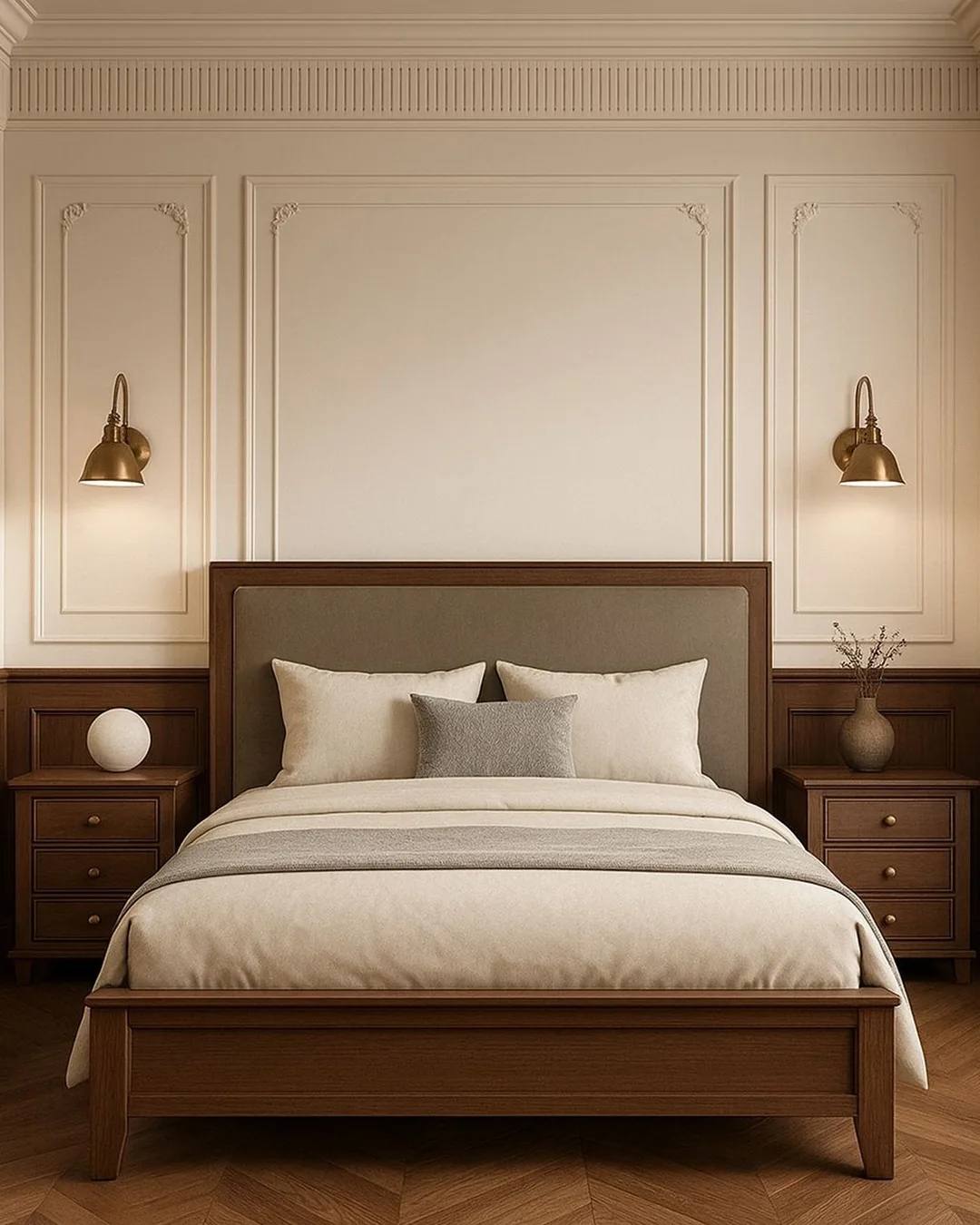 Warm Wood & Brass Mood