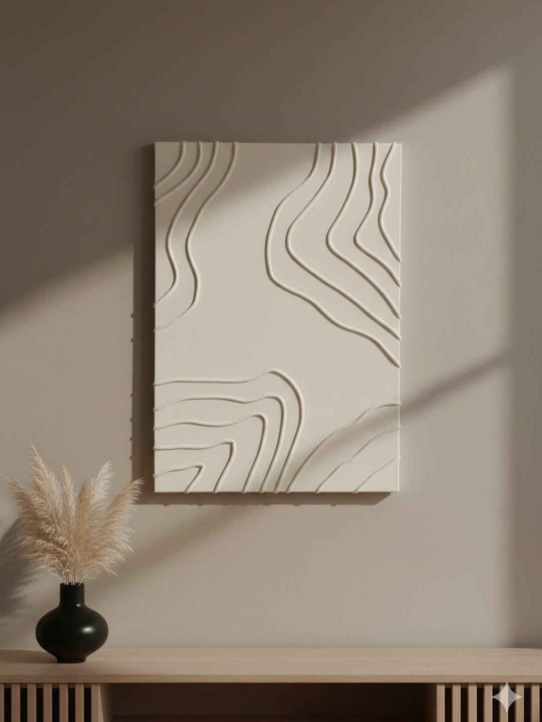 Plaster Wave Relief