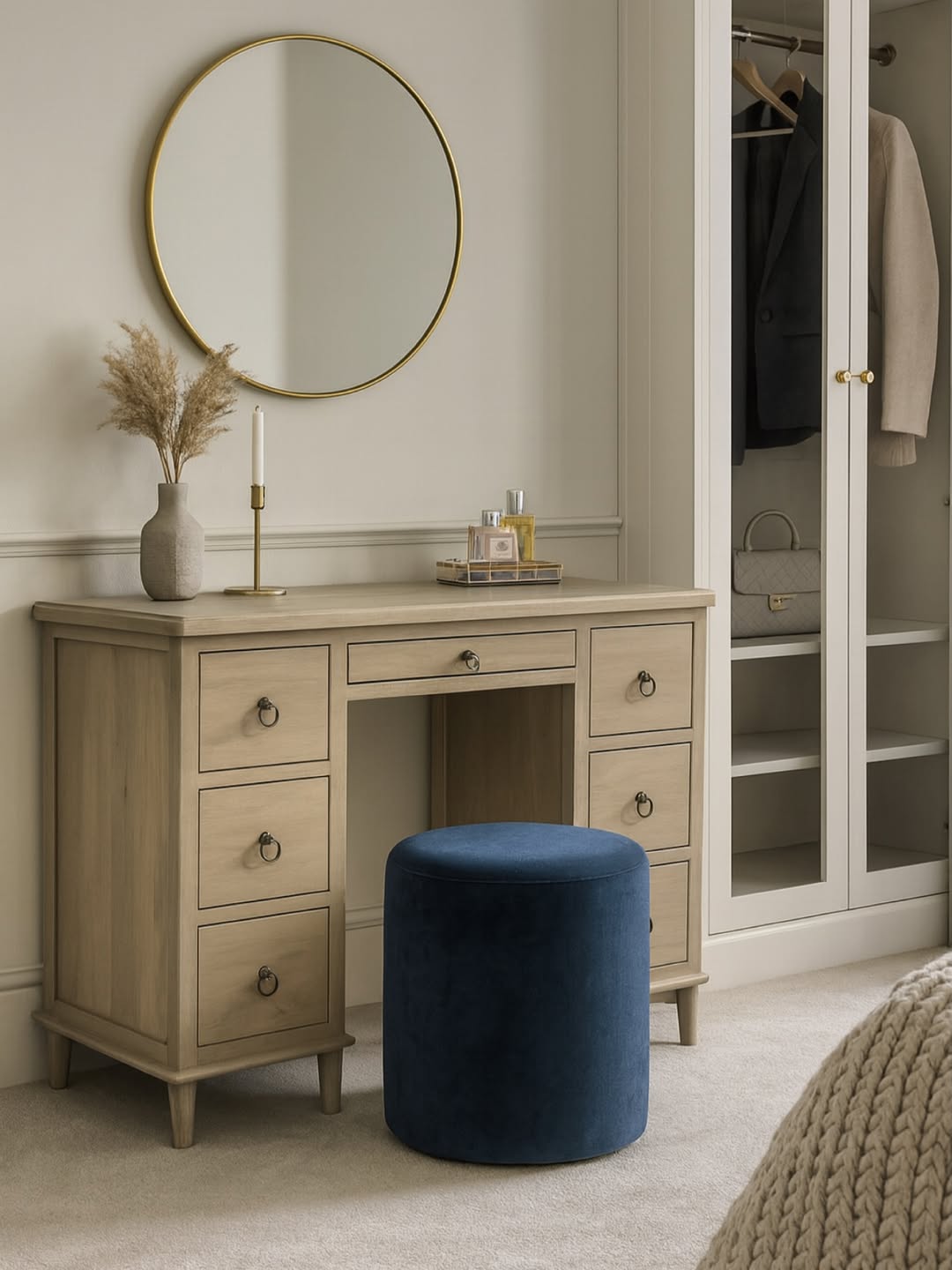 Pedestal Dressing Table