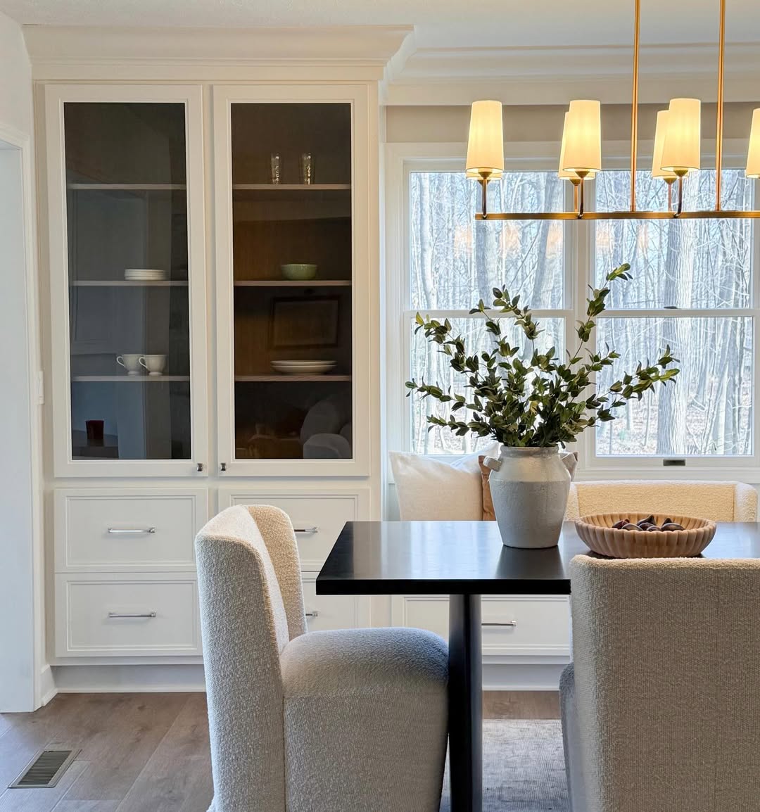 Glass-Front Pantry Cabinet
