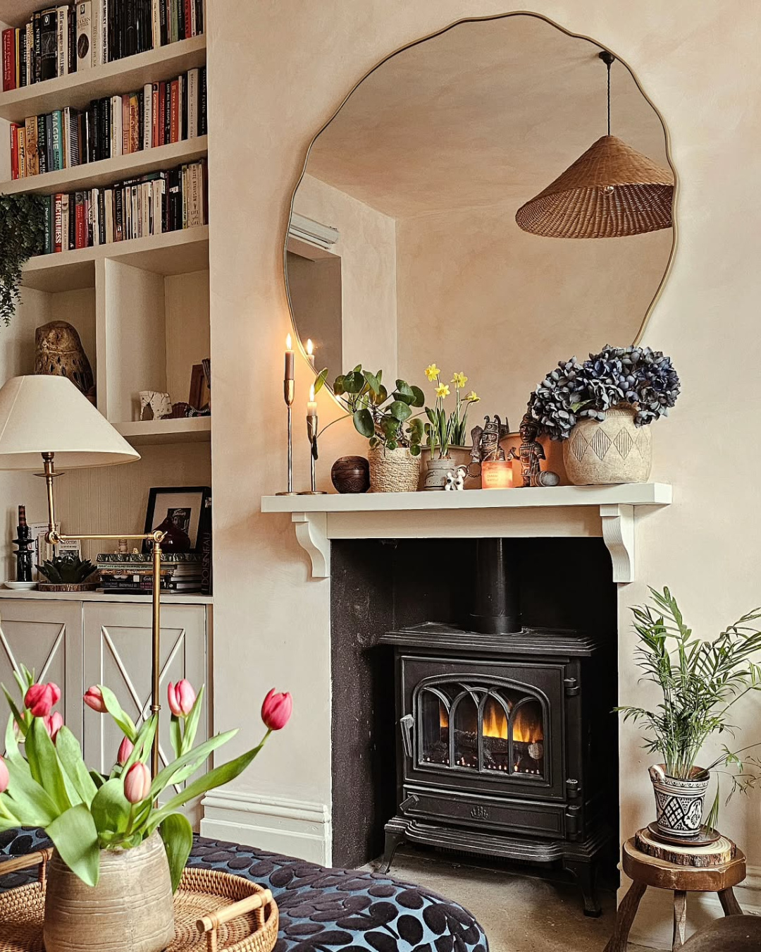 Alcove Books and Plaster Walls