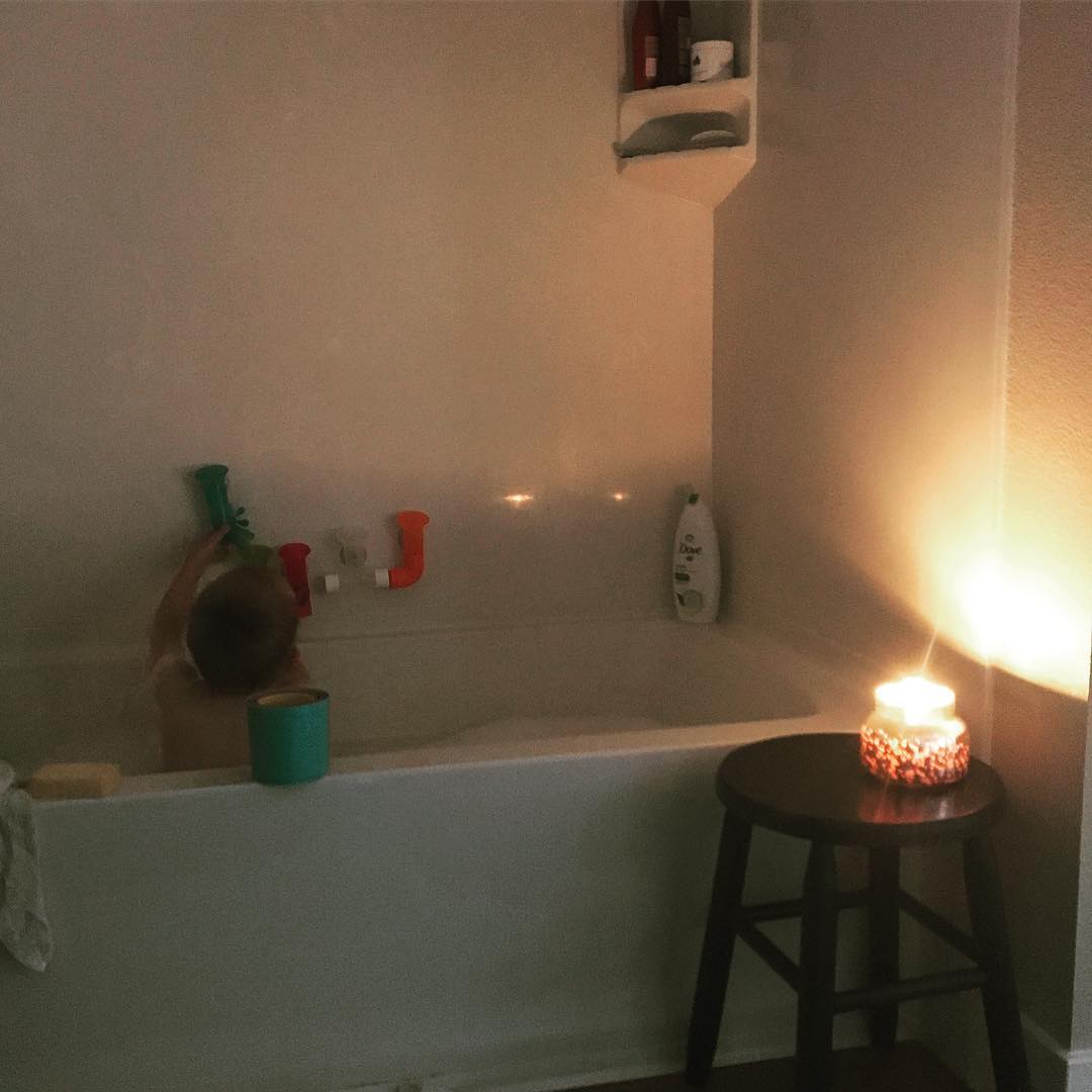 Single Flame Stool Light